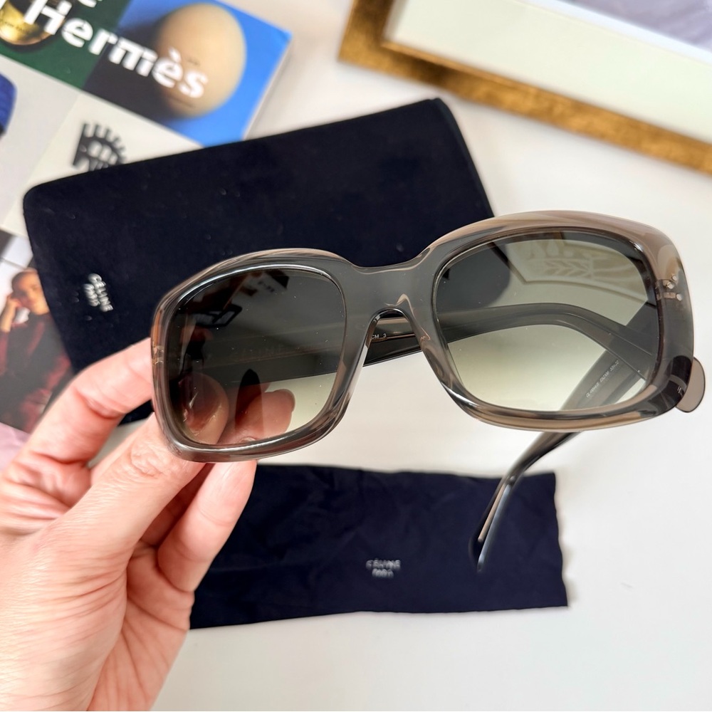 Celine Acetate Sunglasses‎ Oversized Frame - Picture 4 of 6